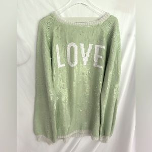 Wildfox sweater, NWOT, Rare find, true vintage, WHITE LABEL.